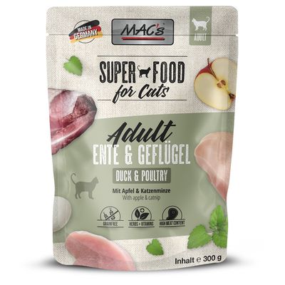 MAC's Cat Pouches 6 x 300g Pure Chicken