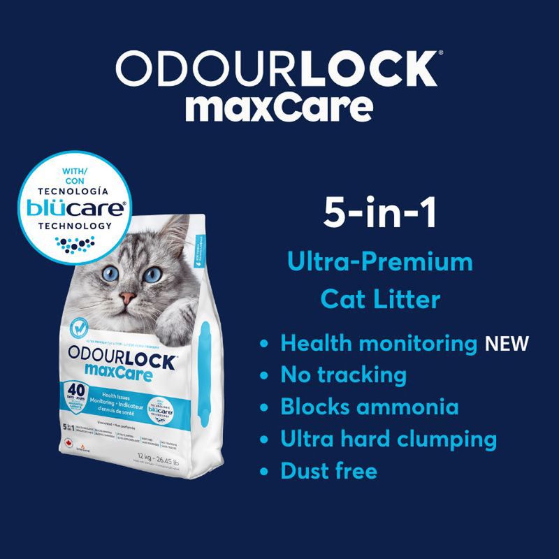 ODOURLOCK MaxCare Cat Litter 12kg