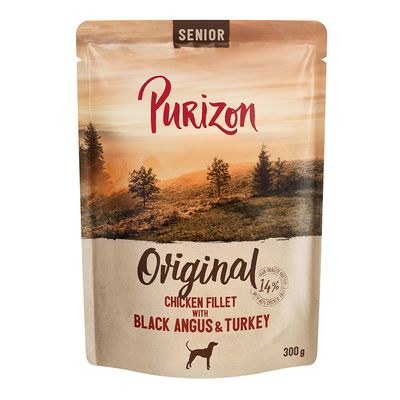 Purizon Senior 6 x 300g Chicken Fillet with Black Angus Beef