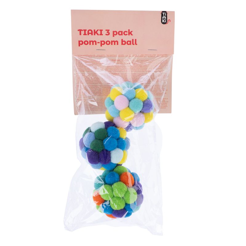 TIAKI Pompom Balls for Cats Set of 3