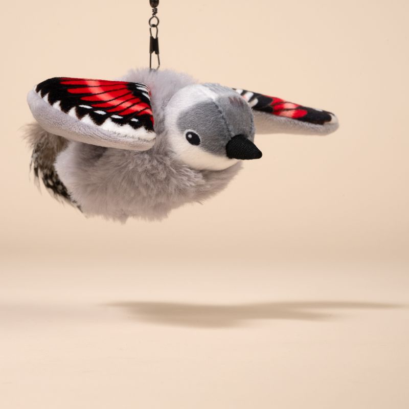 TIAKI Electronic Cat Fishing Rod Wall Runner with Feathers 1 Toy