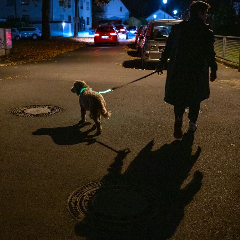 Nomad Tales Spirit USB LED Lead Extender - Neon Yellow & Grey Size S/M: approx. 39cm (L)