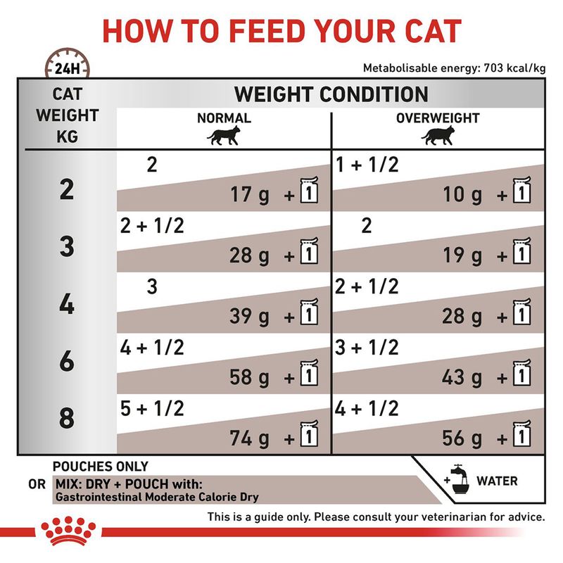 Royal Canin Veterinary - Gastrointestinal Moderate Calorie in Gravy 12 x 85g