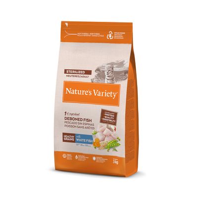 Nature's Variety Healthy Grains Sterilised Whitefish 1.25kg