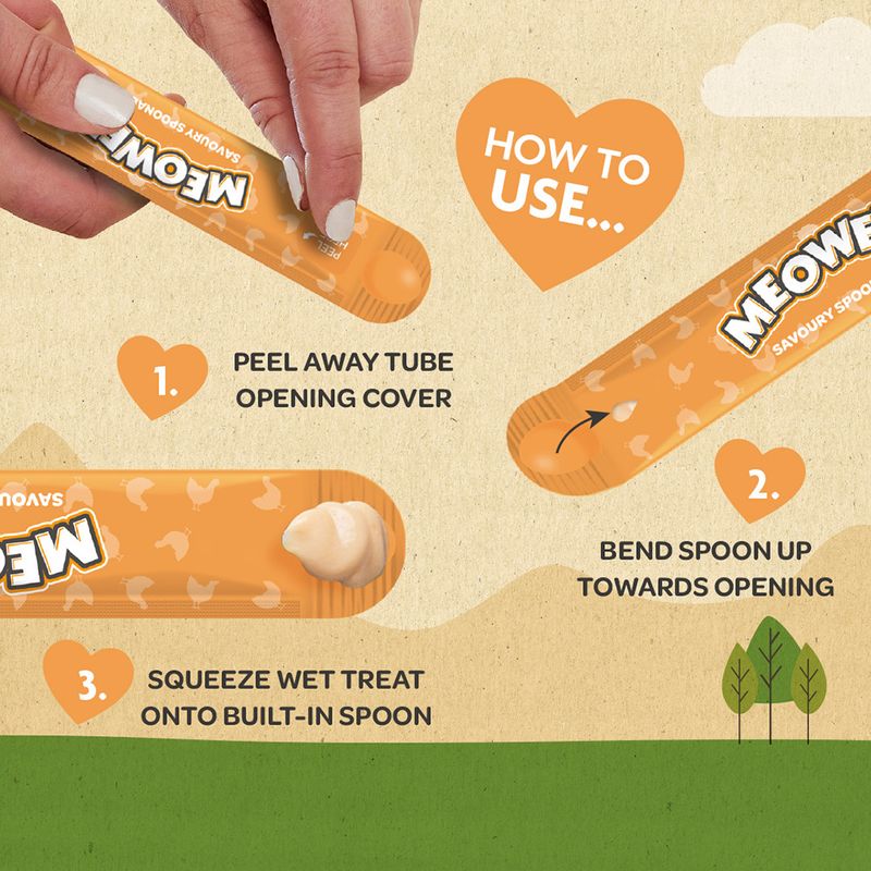 Meowee! Savoury Spoonables 8 x 14g Tuna