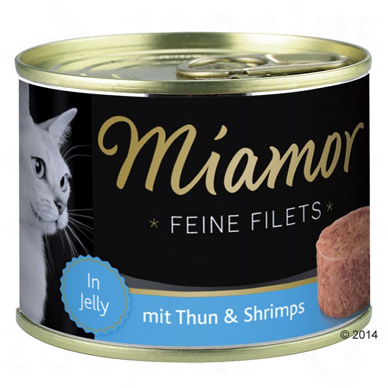 Miamor Fine Fillets 6 x 185g Tuna & Vegetables in Jelly