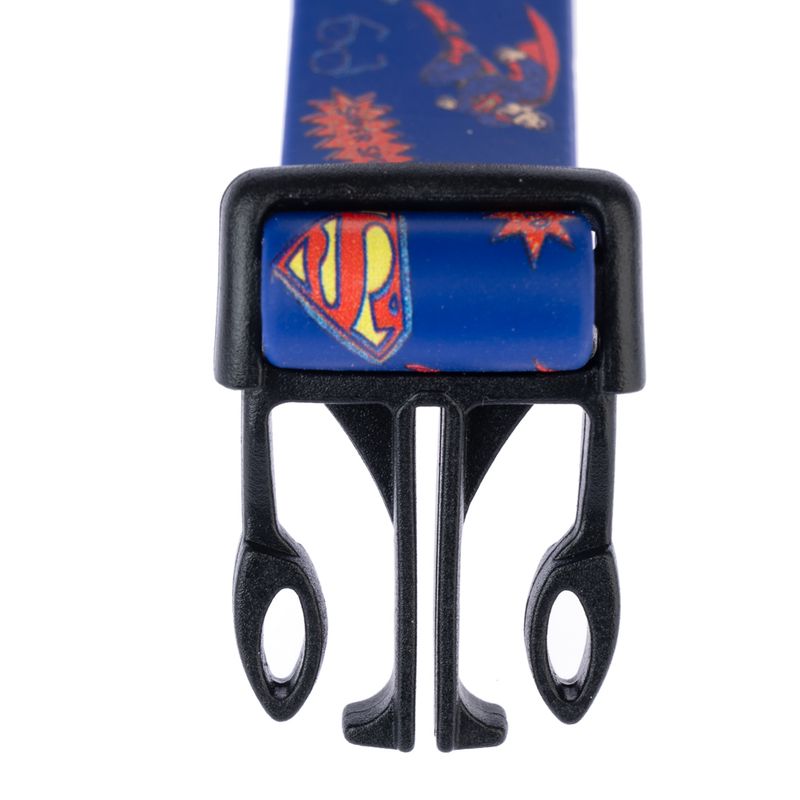 DC Superman Collar - Blue Size S: Neck Circumference 25 - 36 cm, Width 20mm