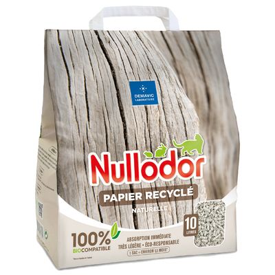 Nullodor Paper Recyclé Cat Litter 2 x 10l