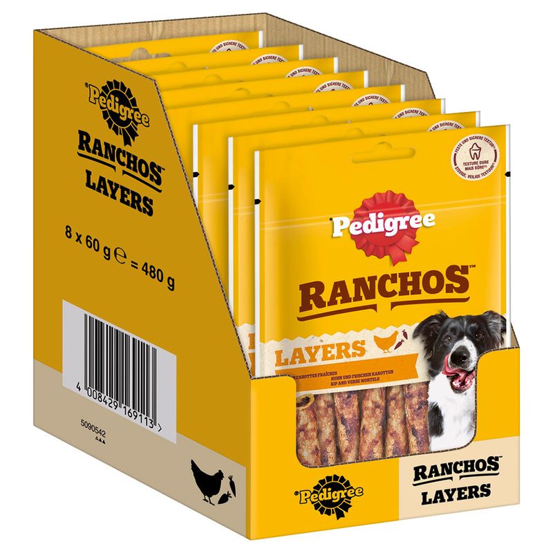 Pedigree Ranchos Layers Beef (60g)