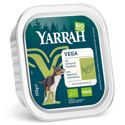 Yarrah Organic Vega with Organic Vegetables & Organic Rosehip 12 x 150g