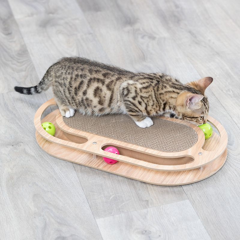 Trixie scratching pad with wooden frame, oval 1 piece