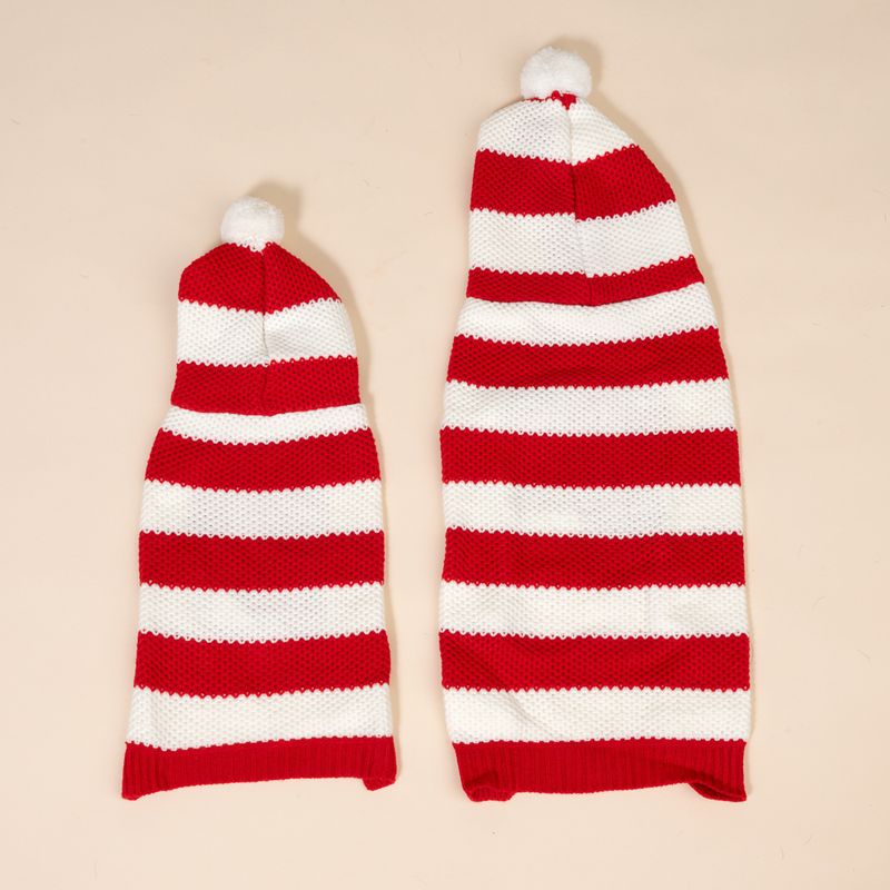 TIAKI Red Striped Jumper for Dogs Size M: approx. 30.5cm Back Length