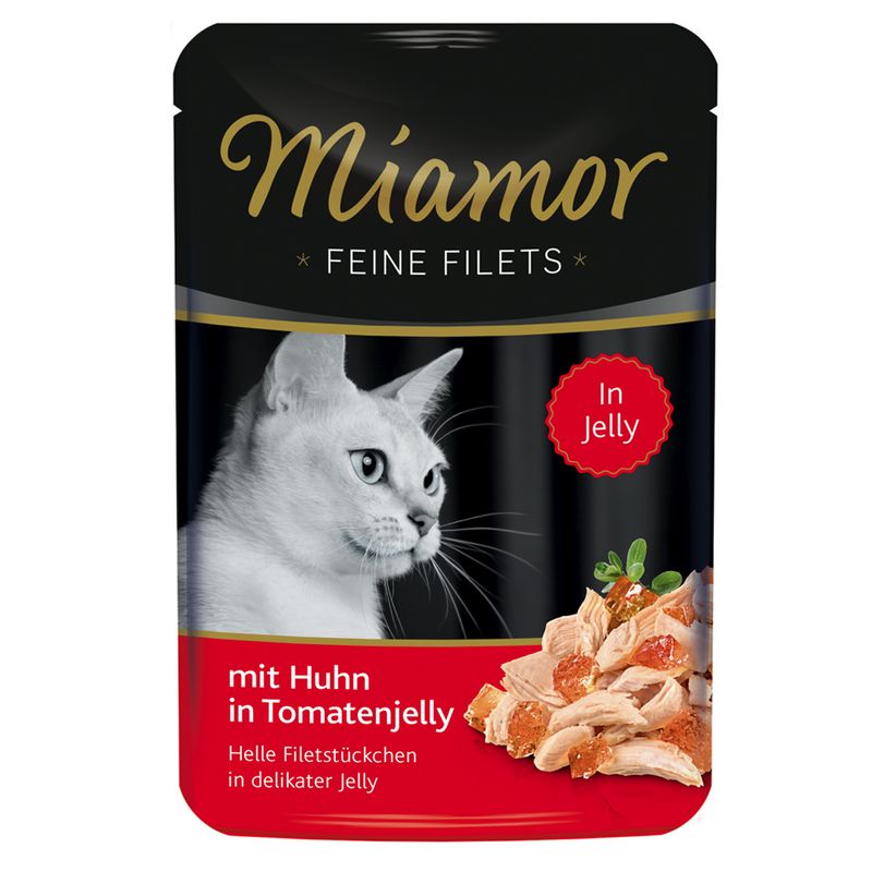 Miamor Fine Fillets in Jelly Saver Pack 24 x 100g Chicken & Tomato