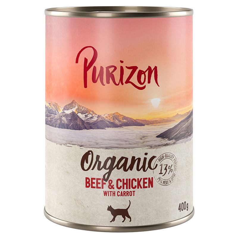 Purizon Organic Saver Pack 24 x 400g Duck & Chicken with Courgette