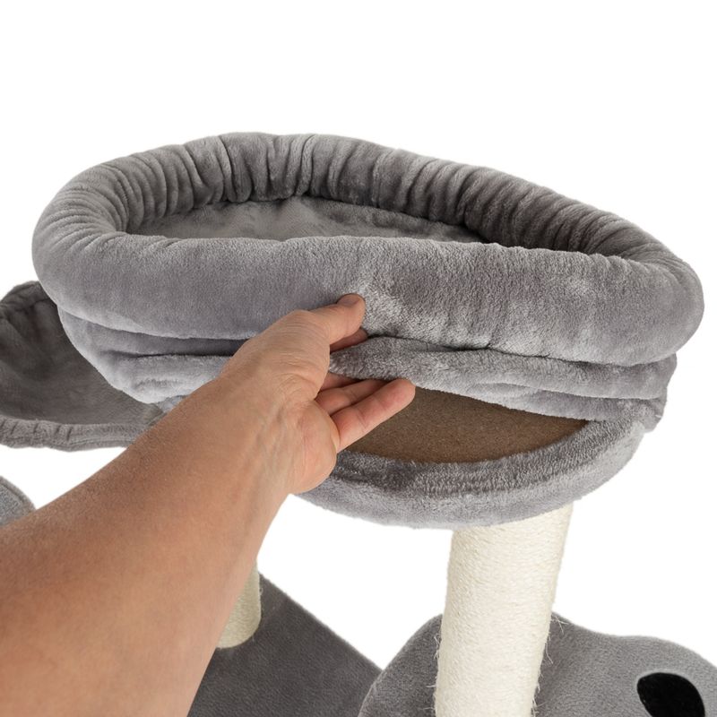 Bear's Den Cat Tree Light Grey