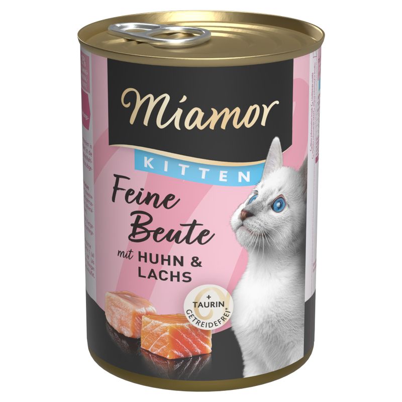 Miamor Feine Beute Kitten Saver Pack 12 x 400g Poultry