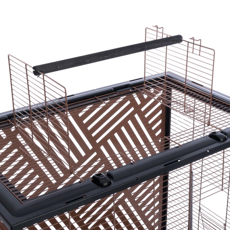 Modern Living Industrial Bird Cage 81 x 48 x 84 / 102 cm (L x W x H)