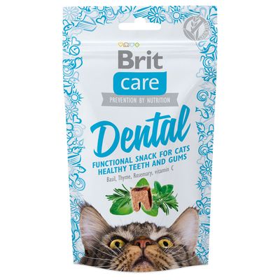 Brit Care Dental cat snack 50 g