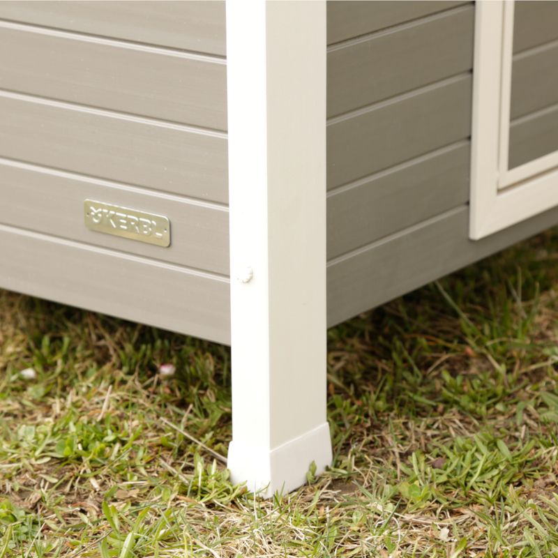 Kerbl Hobbyfarming ECO Plastic Coop Barney for Chickens 137 x 73 x 83cm (L x W x H)