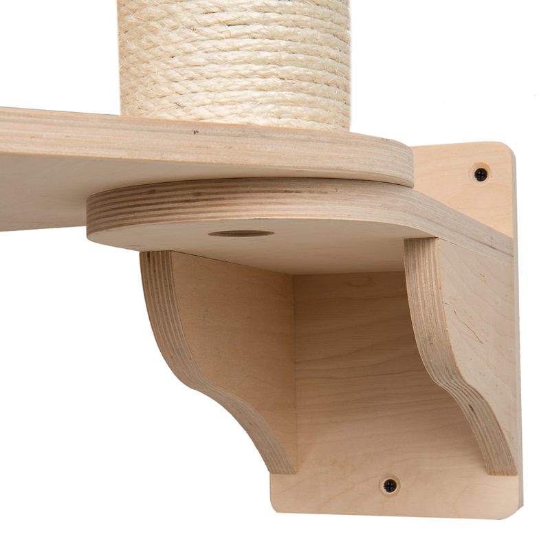 Natural Paradise Wall Scratching Tree - Magnolia Cream