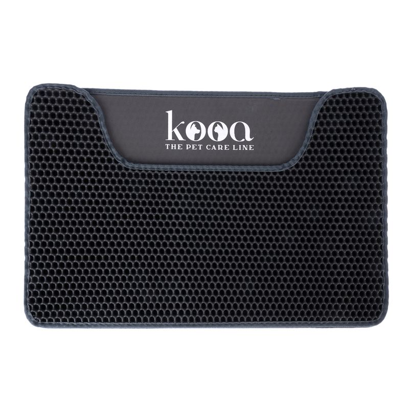 kooa double-layer cat litter mat marshmallow