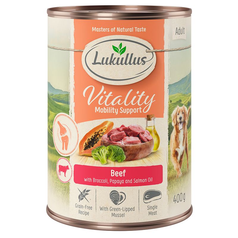 Lukullus Vitality Joints: Beef (Grain-Free) 6 x 800g