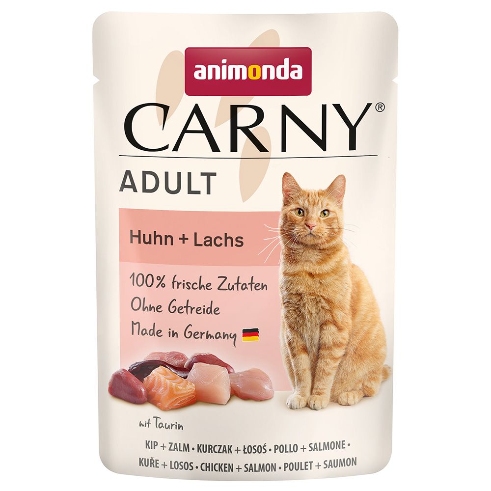 animonda Carny Pouch 12 x 85g Chicken & salmon