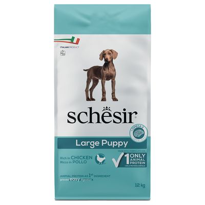 Schesir Dog Large Puppy with Chicken 12kg