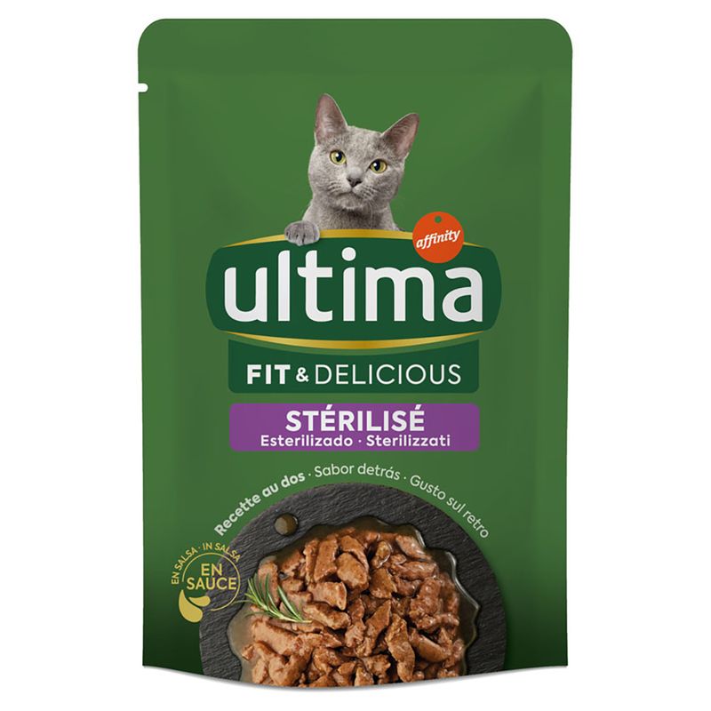 Ultima Sterilised Cat Saver Pack 48 x 85g Mixed Pack I (Chicken, Turkey, Salmon, Trout)