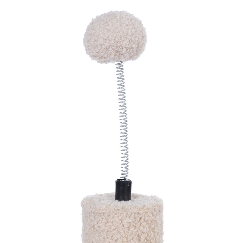 TIAKI Shearly Scratching Post with Hammock Beige