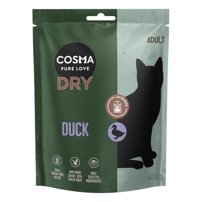 Cosma Extruded Duck Dry Food 400g