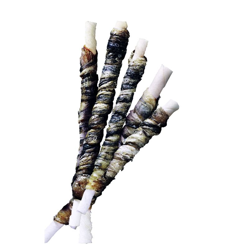 Rocco Rolls Chew Sticks - XXL Pack Mix: with Chicken Fillet, Duck Fillet and Fish (1kg)