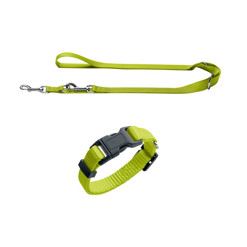 HUNTER Adjustable Lead London - Lime 200cm long, 10mm wide