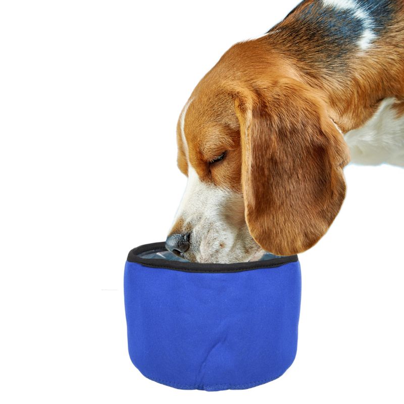 Flamingo Fresk Cooling Drinking Bowl - Blue 16 x 10cm (diameter x H)