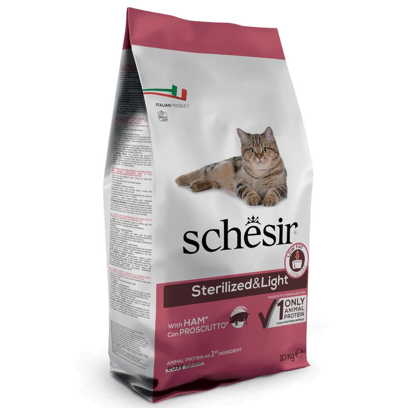 Schesir Sterilised & Light with Ham 1.5kg