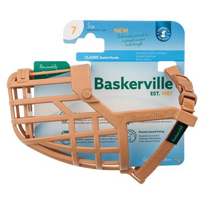 Baskerville Classic Muzzle — Beige Size 5