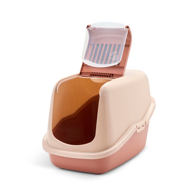 Savic Nestor Cat Litter Box Light Grey