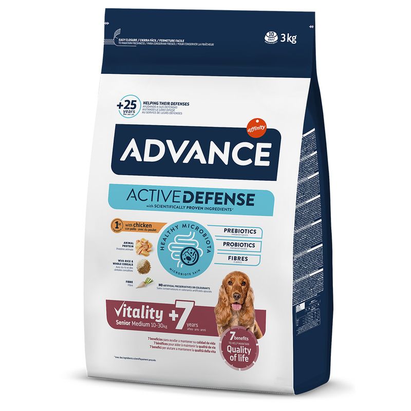 Advance Medium Senior Vitality 7+ 12 kg