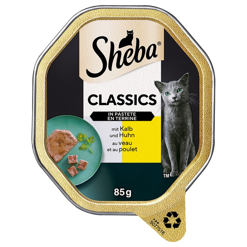 Sheba Varieties 22 x 85g Classic Duck & Chicken