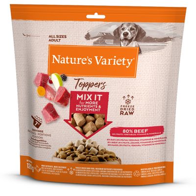 Nature's Variety Freeze-Dried Topper for Dogs Chicken (120g)
