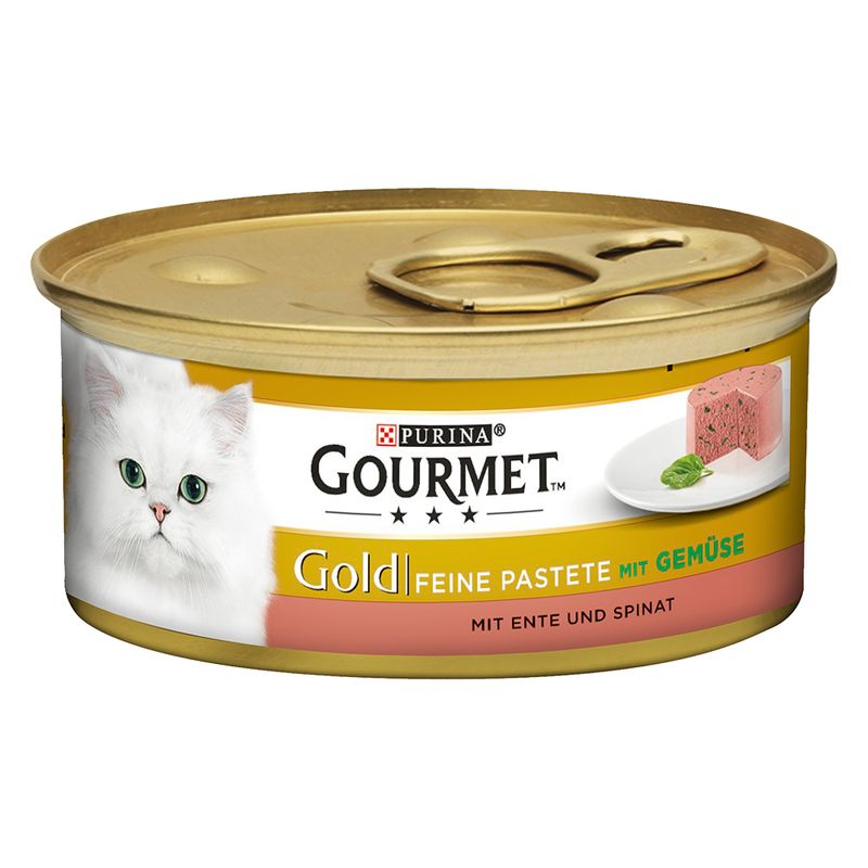 Gourmet Gold Pâté Recipes 12 x 85g Meat & Fish Mixed Pack (Rabbit, Chicken, Salmon, Kidney)