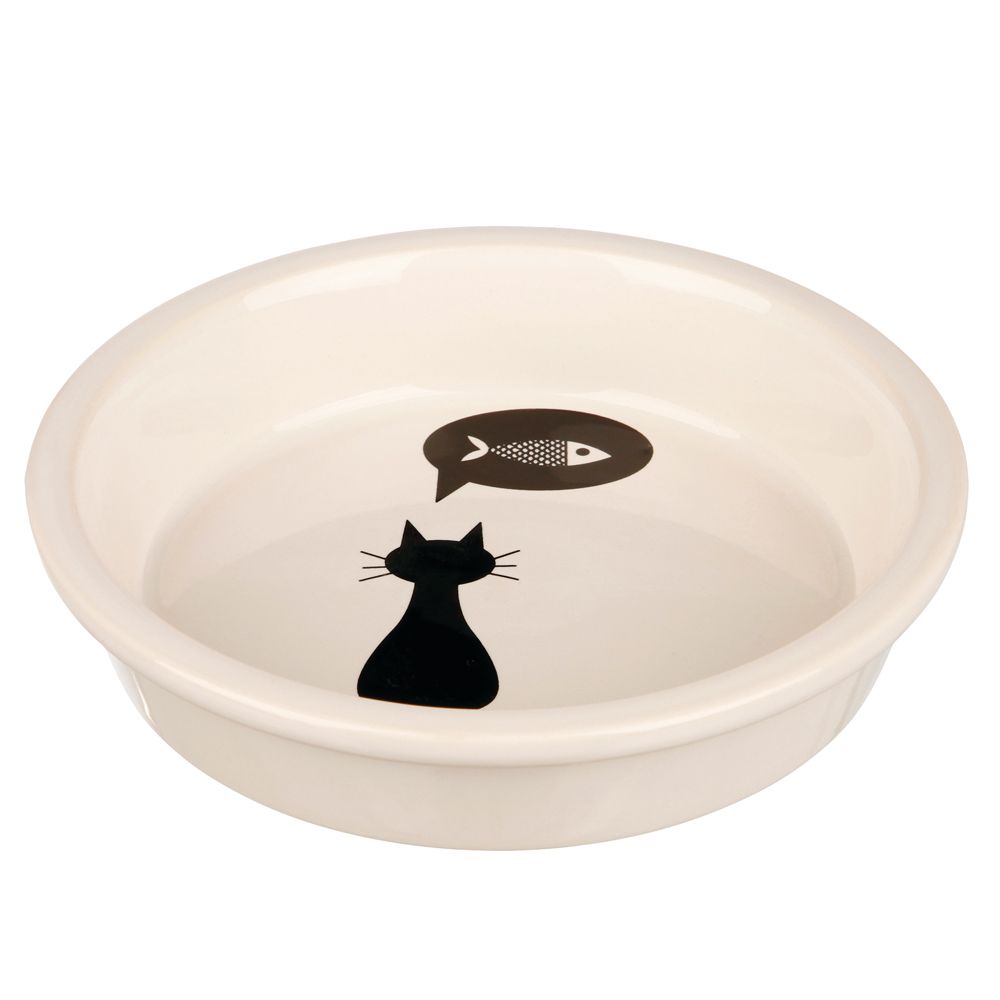 Trixie Ceramic Bowl with Cat Design 0.25l