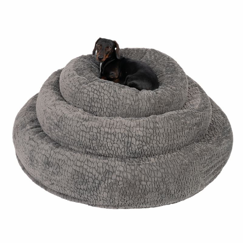 Flocke Dog Bed Grey Replacement Cover (90cm diameter)