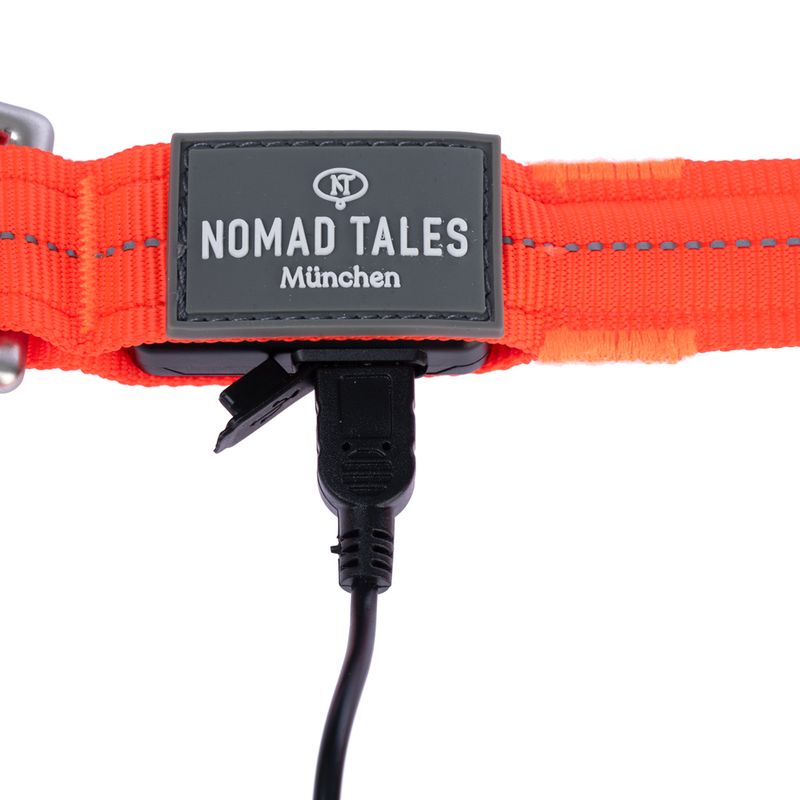 Nomad Tales Spirit USB LED Orange Jogging Lead 180 - 250cm x 25mm (L x W)