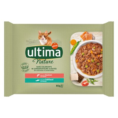Ultima Nature 4 x 85g Salmon & Cod