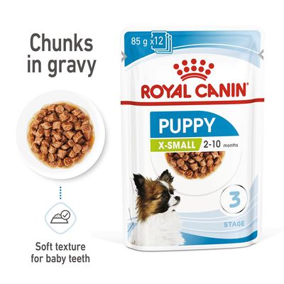 Royal Canin X-Small Puppy in Gravy 12 x 85g