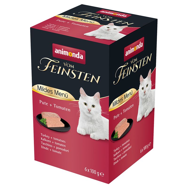 animonda vom Feinsten Mild Menu Adult Saver Pack 36 x 100g Turkey & Salmon