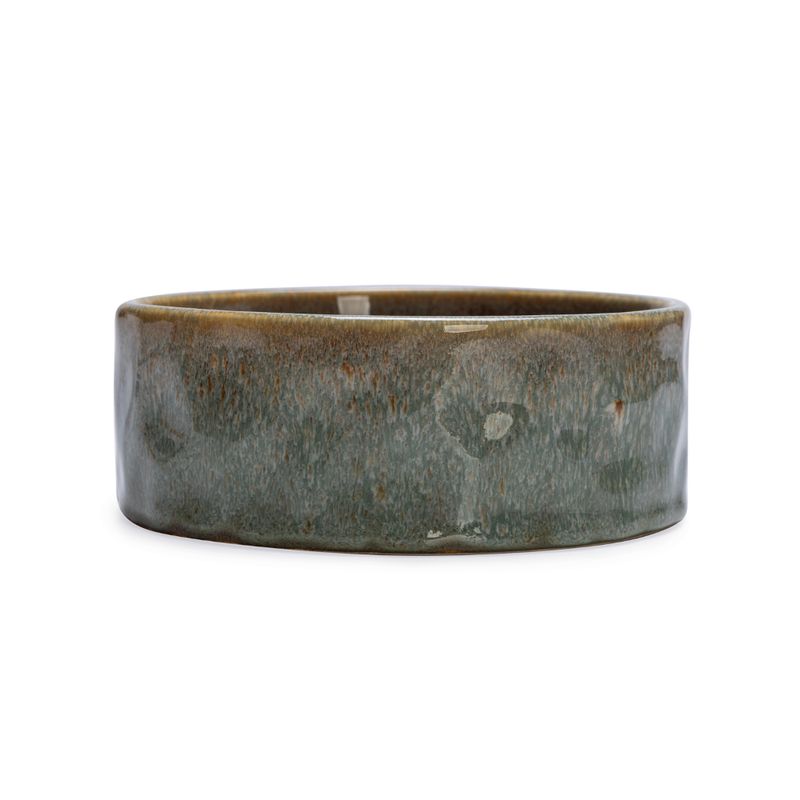 Designed by Lotte Ceramic Dog Bowl – Green 800ml, 16 x 6cm (diameter x H)