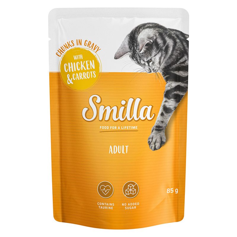 Smilla Adult Pouches Chunks with Vegetables Trial Pack (4 x 85g)