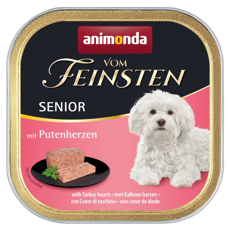 animonda Vom Feinsten Senior Saver Pack 44 x 150g Turkey Hearts